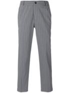 Thom Browne Chalk Stripe Cotton Suiting Unconstructed Chino Trouser -