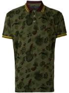Jeckerson Jungle Print Polo Shirt - Green
