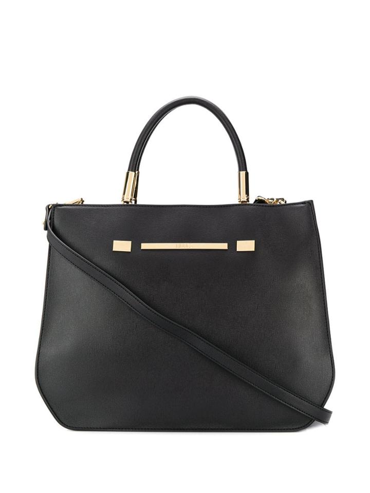 Liu Jo Logo Engraved Tote Bag - Black