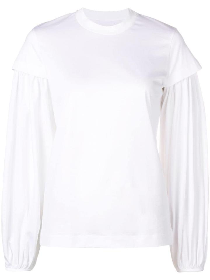 Marques'almeida Fitted Long-sleeve Top - White