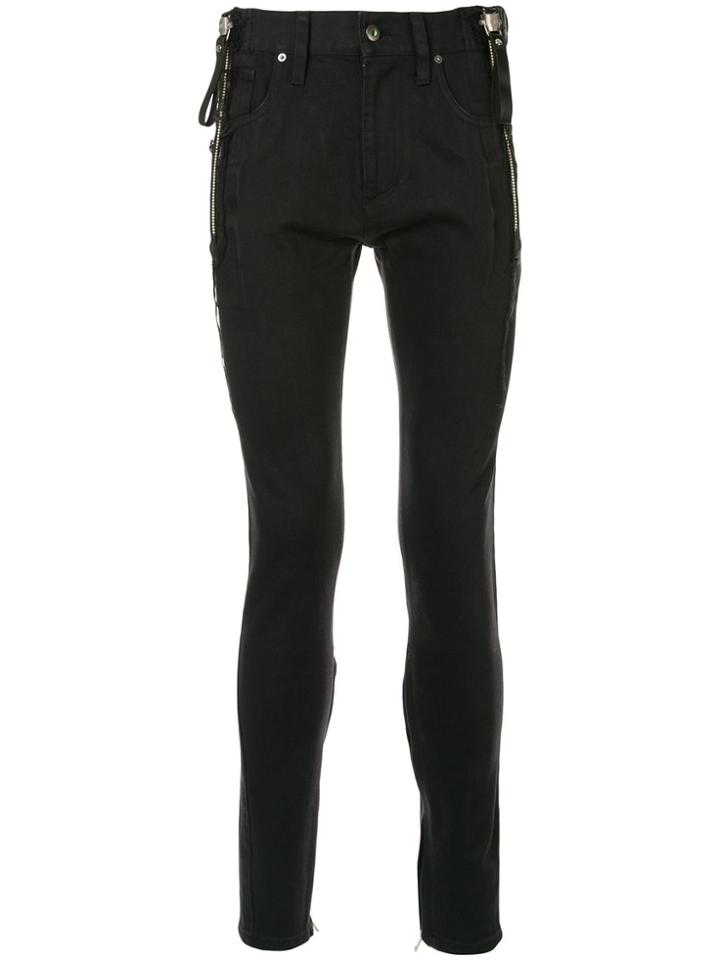 Sankuanz Skinny Fit Jeans - Black