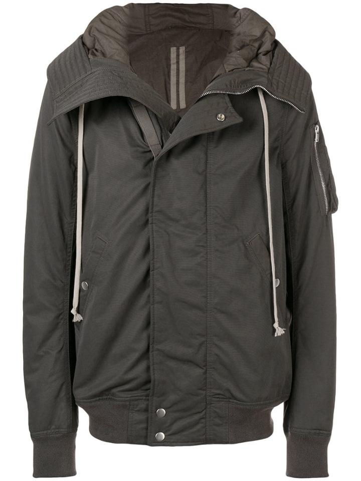 Rick Owens Drkshdw Zip-up Field Jacket - Grey