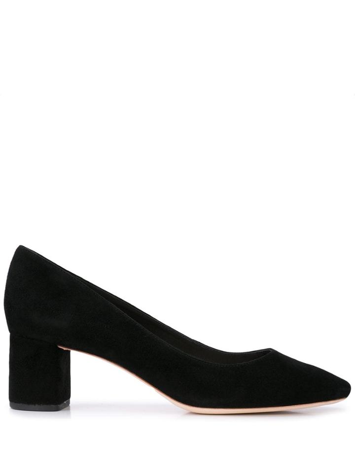Loeffler Randall Jane Round Toe Pumps - Black