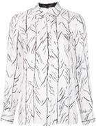 Proenza Schouler Branch Print Shirt - White