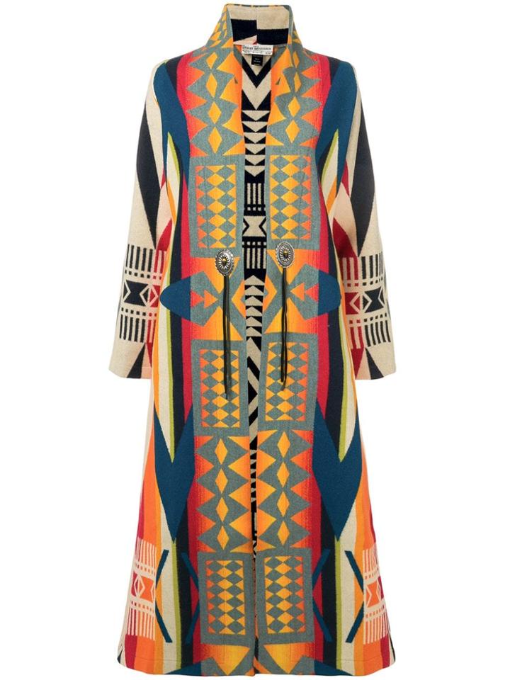 Jessie Western Ethnic Coat - Nude & Neutrals