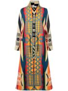 Jessie Western Ethnic Coat - Nude & Neutrals