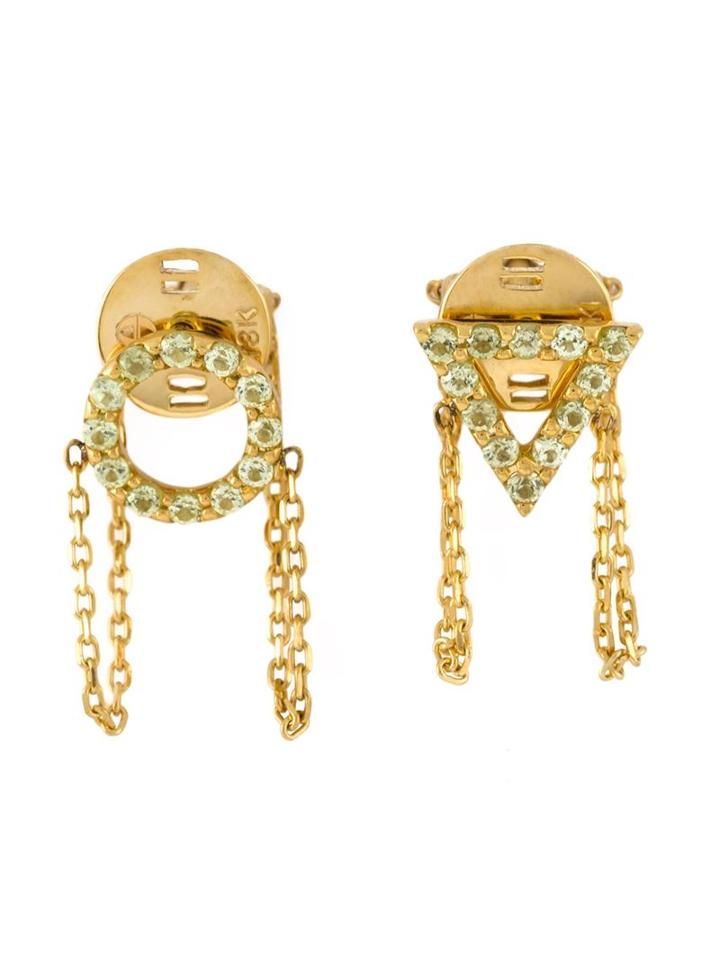 Gisele For Eshvi 'august' Earrings, Women's, Metallic