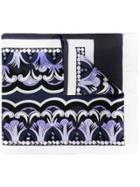 Emilio Pucci Floral Embroidered Scarf - Purple
