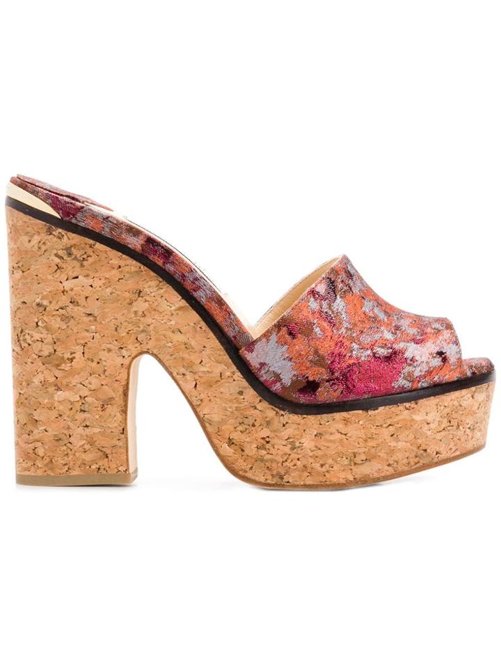 Jimmy Choo Deedee 125 Mules - Orange