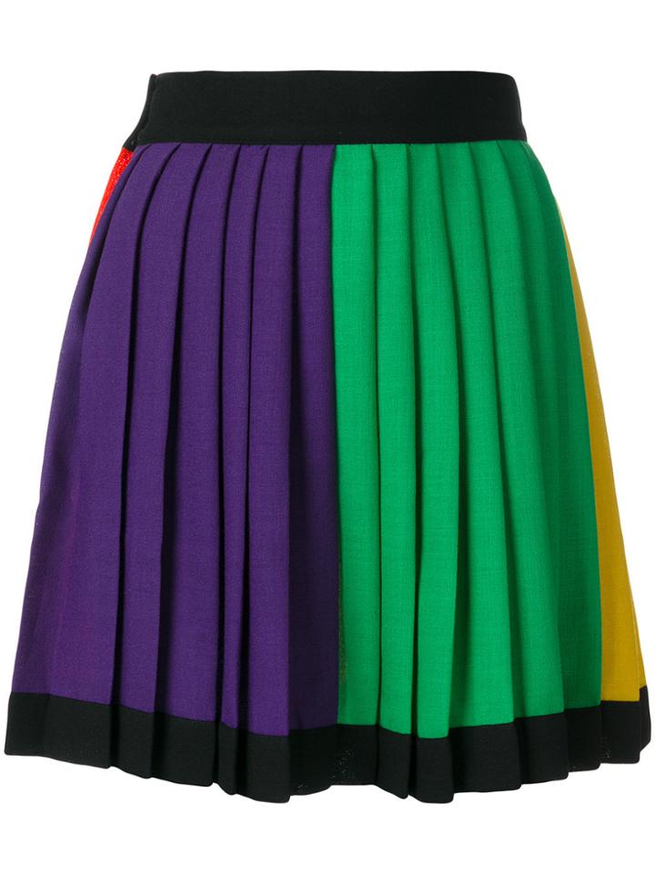 Versace Vintage Pleated Skirt - Multicolour