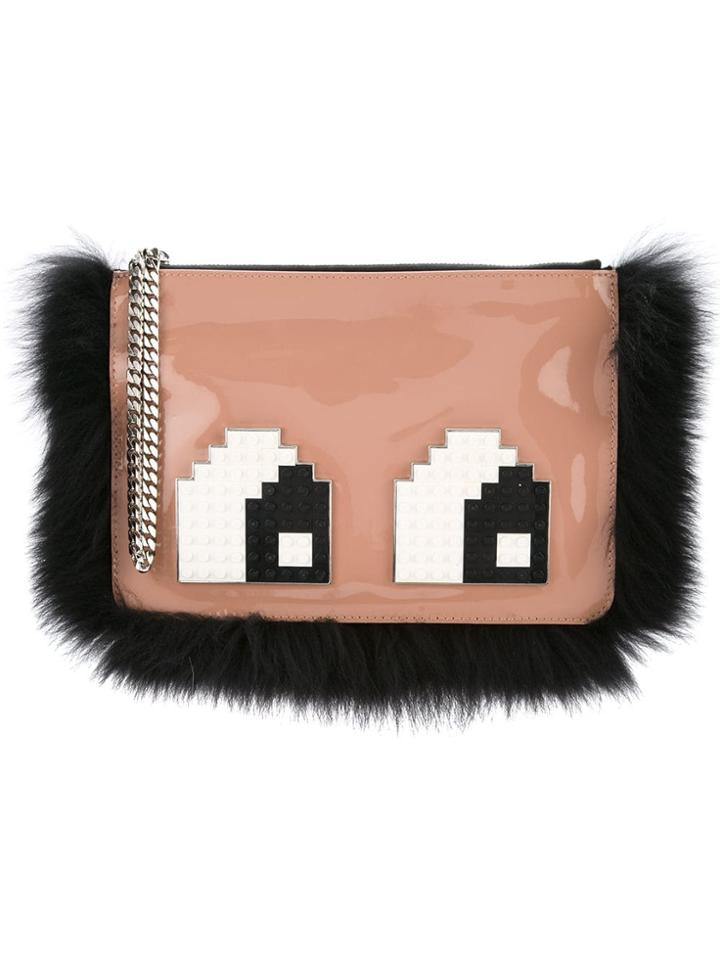 Les Petits Joueurs Envelope Small Eyes Clutch - Pink