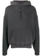 Represent Drawstring Long-sleeve Hoodie - Grey