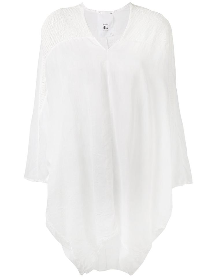Lost & Found Rooms Plain Tunic, Size: Small, White, Cotton