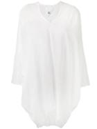 Lost & Found Rooms Plain Tunic, Size: Small, White, Cotton