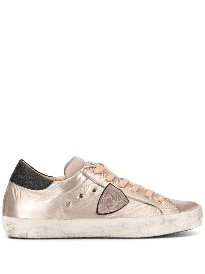 Philippe Model Side Logo Sneakers - Pink