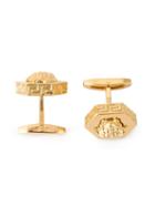 Versace Medusa Cufflinks, Men's, Metallic, Metal Other