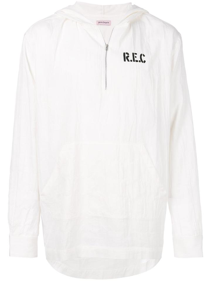 Palm Angels Ruining Everything Club Hoodie - White