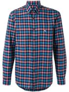 Etro Checked Button-down Shirt, Men's, Size: 42, Pink, Cotton/linen/flax