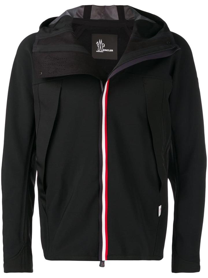 Moncler Grenoble Zipped Up Lightweight Jacket - Black