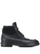 Ermenegildo Zegna Flat Lace-up Boots - Black