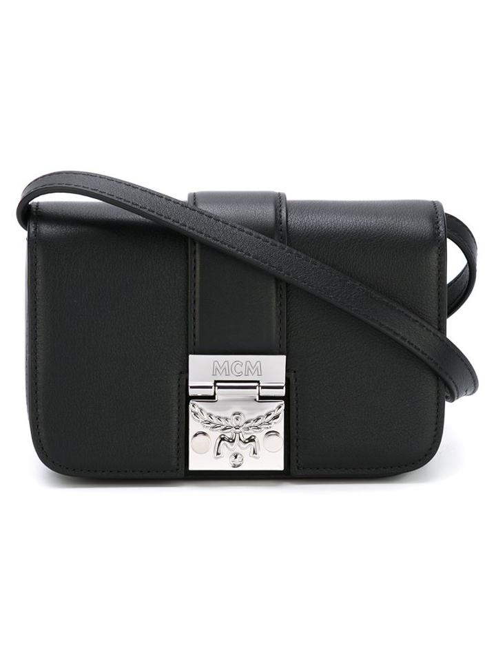 Mcm Logo Buckle Clutch Bag