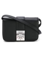 Mcm Logo Buckle Clutch Bag