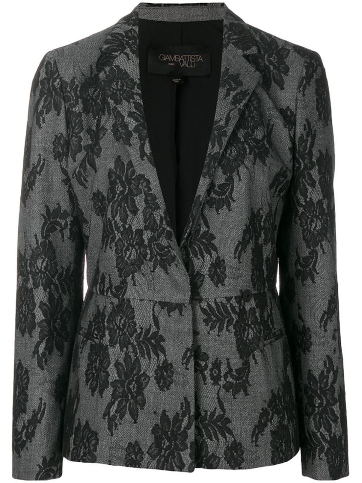 Giambattista Valli Lace Blazer - Grey