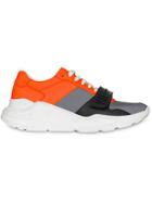 Burberry Colour Block Sneakers - Grey