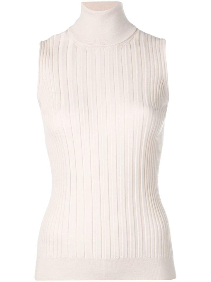 Maison Margiela Roll Neck Knitted Top - Neutrals