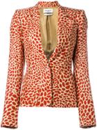 Yves Saint Laurent Vintage Lips Print Jacket - Red