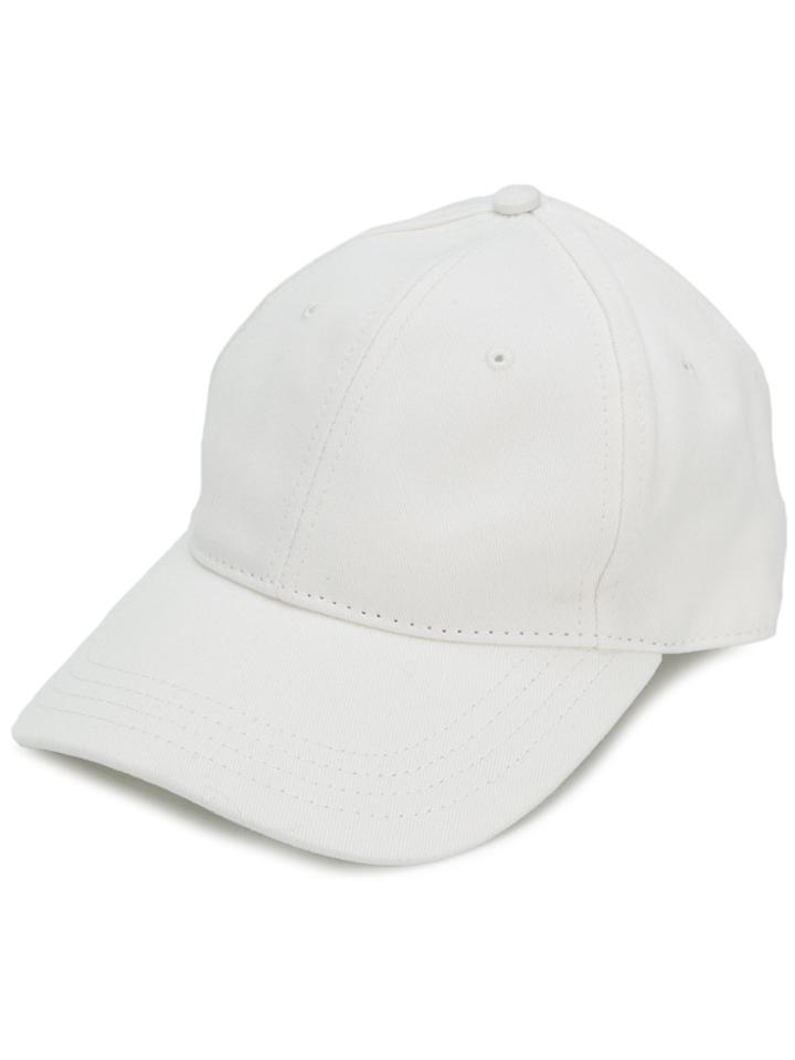 Moncler Striped Trim Bow Cap - White