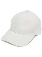 Moncler Striped Trim Bow Cap - White