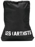Les (art)ists Small Logo Backpack - Black
