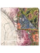 Faliero Sarti Magic World Scarf, Women's, Nude/neutrals, Silk/modal
