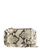 Red Valentino Red(v) Rock Ruffles Clutch - Neutrals