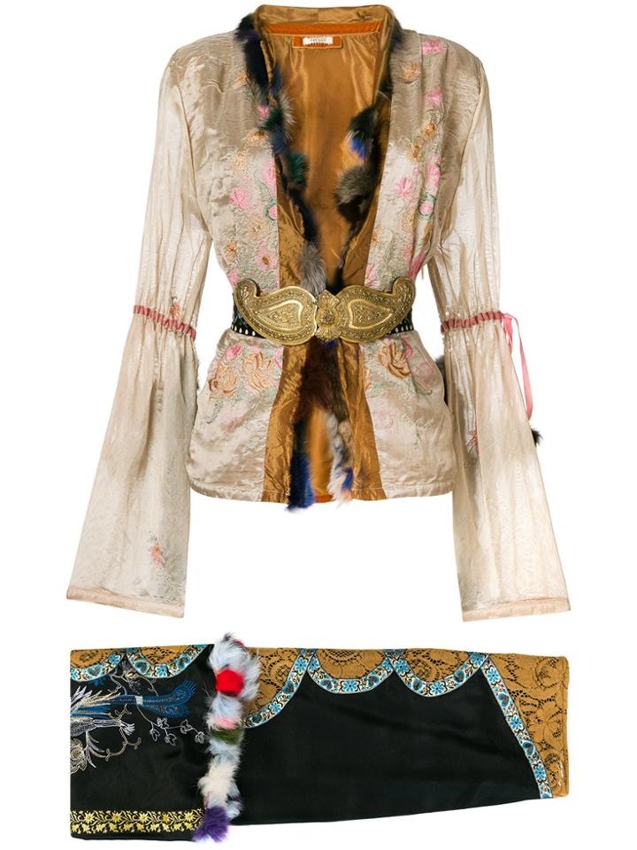 William Vintage 1995 Voyage Skirt & Jacket - Multicolour