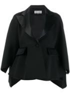 Dice Kayek Tailored Slit Sleeve Blazer - Black