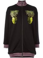 Giamba Pineapple Print Bomber Jacket - Black