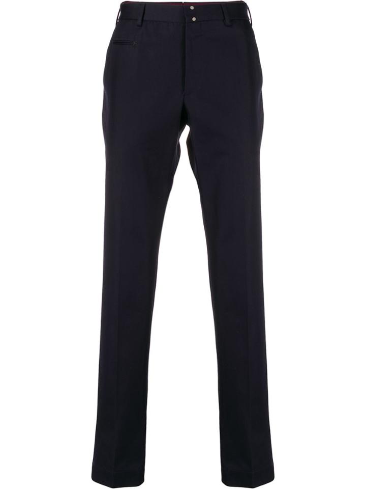 Incotex Straight-leg Chino Trousers - Blue