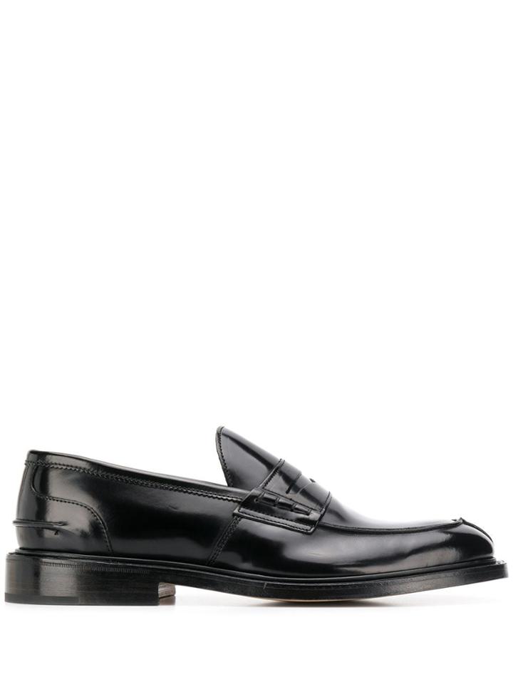 Trickers James Black Leather Loafers