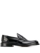 Trickers James Black Leather Loafers