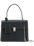 Valentino Valentino Garavani Stud Stitching Tote - Black