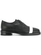Neil Barrett Stripe Detail Derby Shoes - Black
