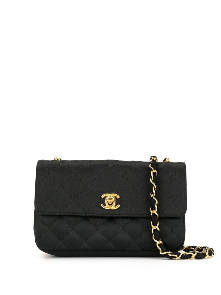 Chanel Pre-owned Turn-lock Chain Bag - Black