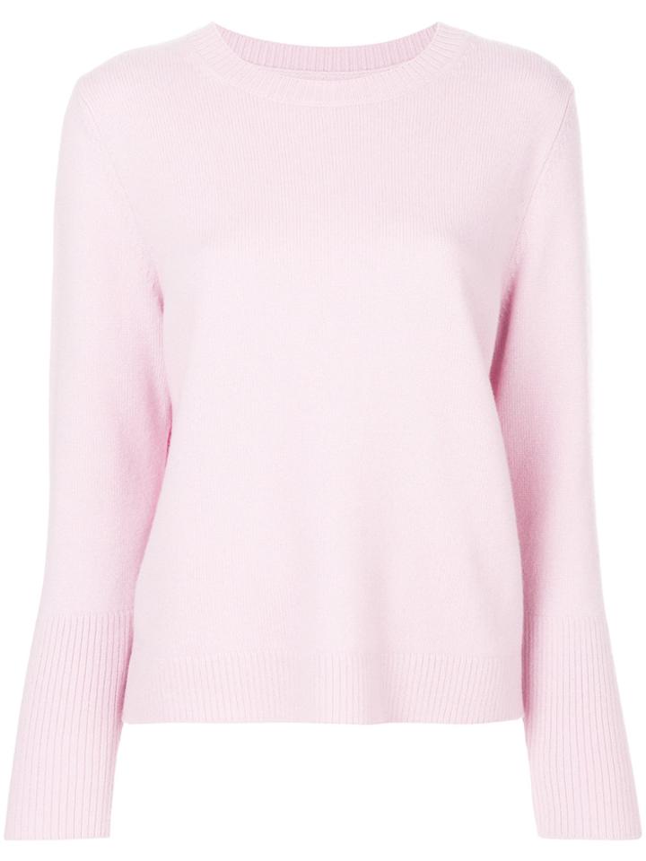 Chinti & Parker Fine Knit Sweater - Pink & Purple