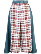 Tsumori Chisato Patchwork-effect Culottes - Multicolour
