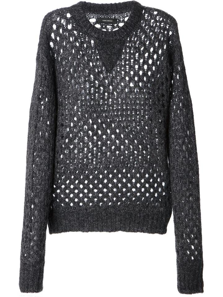 Isabel Marant 'thomas' Sweater, Women's, Size: 38, Grey, Polyamide/mohair/wool