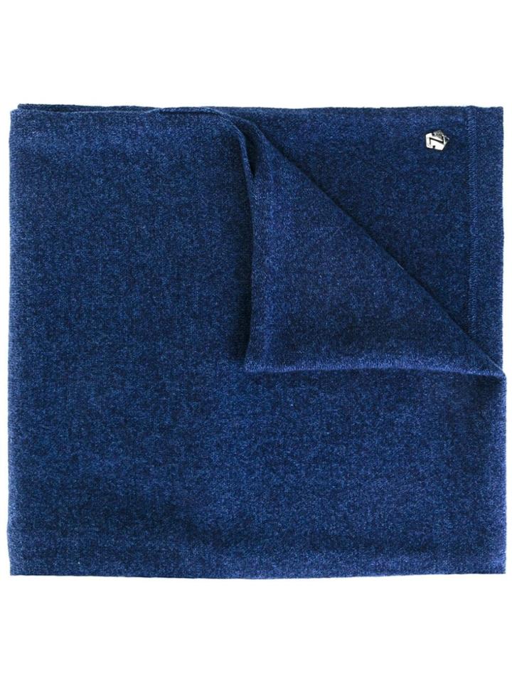 Z Zegna Knit Scarf - Blue