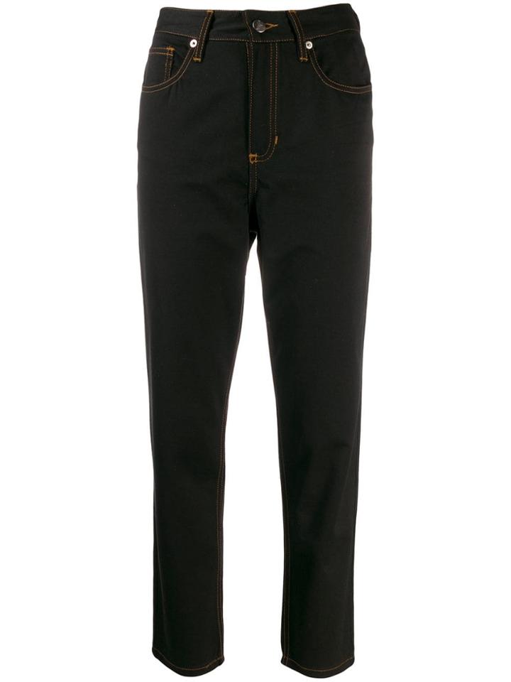 Société Anonyme Cropped Slim Jeans - Black