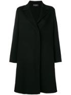 Salvatore Ferragamo Classic Midi Coat - Black